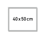Hliníkový rám 40x50cm strieborný