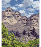 Mount Rushmore (40 x 50 cm)