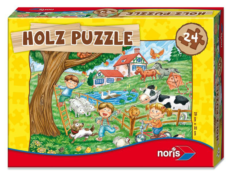 Drevené Puzzle - Farma