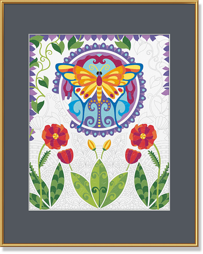 Relax & Color - Motýľ (24 x 30 cm)