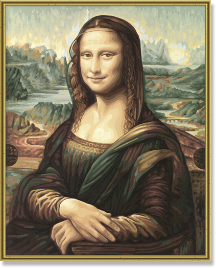 Mona Lisa (40 x 50 cm)