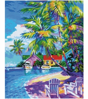 Slnečný Karibik (40 x 50 cm)