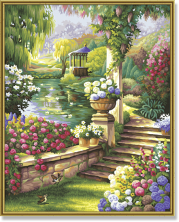 Záhradný raj (40 x 50 cm)