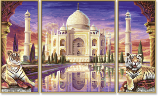 Taj Mahal - pamätník večnej lásky (80 x 50 cm)